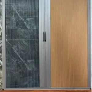 Cửa chống muỗi kết hợp rèm tổ ong chống nắng